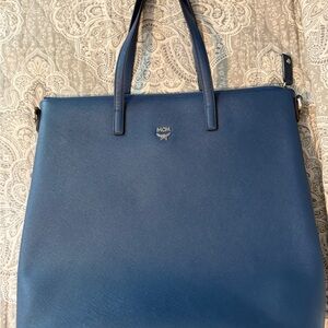 MCM Blue Shoulder Bag